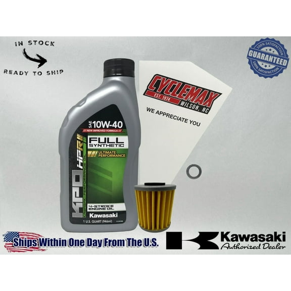 Cyclemax Full Synthetic Oil Change Kit fits 2024 Kawasaki KX450