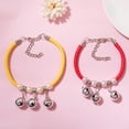 thumbnail image 3 of Dujiujun Pet Collar Exquisite Pet Neck Circle Adjustable Cats Dogs Necklace with Removable Bell Pendant Pet Supplies, 3 of 8