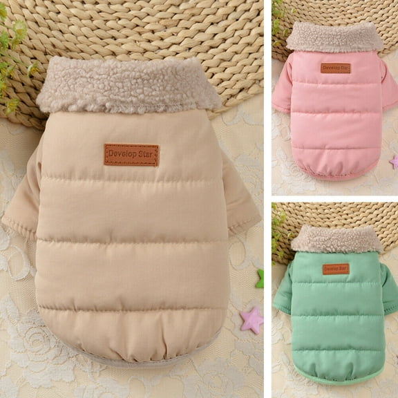 Pet Artist Small Pet Dog Warm Fleece Vest Clothes Coat Puppy Shirt Sweater Winter Apparel