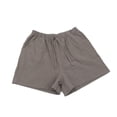 thumbnail image 4 of Pantalones cortos de lino y algodón de cintura alta para mujer, de verano, con cintura elástica, holgados, informales, de lino, adelgazantes, estilo coreano, pantalones de pierna ancha y finos de, 4 of 5