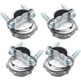 thumbnail image 1 of 4 Pcs 1/2 Inch Clamp Type Cable Connectors, Zinc Clamp Cable Connector Fittings for Metallic Conduit Protect Cables, 1 of 5
