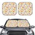 thumbnail image 2 of Salouo Insects In Plants Pattern Car Windshield Sun Shade Foldable | Front Windshield Shade for Sun, Heat and UV Rays | Interior Sun Protection-Large, 2 of 6