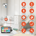 thumbnail image 3 of HelloBaby HB6352 Video Baby Monitor – 5″ LCD, No Wifi, Pan-Tilt-Zoom, 1000 ft Range, 3 of 7