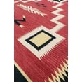 thumbnail image 3 of Pasargad Home Tuscany Collection Reversible Wool Red Area Rug- 6' 3'' X 8'10'', 3 of 5