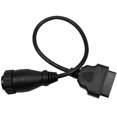 thumbnail image 3 of Cable adaptador de diagnóstico OBD2 de 14 pines a 16 pines, cable adaptador reutilizable OBD 2 compatible con Mercedes Benz OBD2, cable conector adaptador de diagnóstico de 14 pines M a 16 pines F, ca, 3 of 11