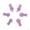 thumbnail image 1 of 2x 6 Piezas de Tapones para Tejer Y , Agujas de Tejer, Protectores de Puntos, Tapones de Goma, `` Piedra de Papel, Tijera '', 1 of 8