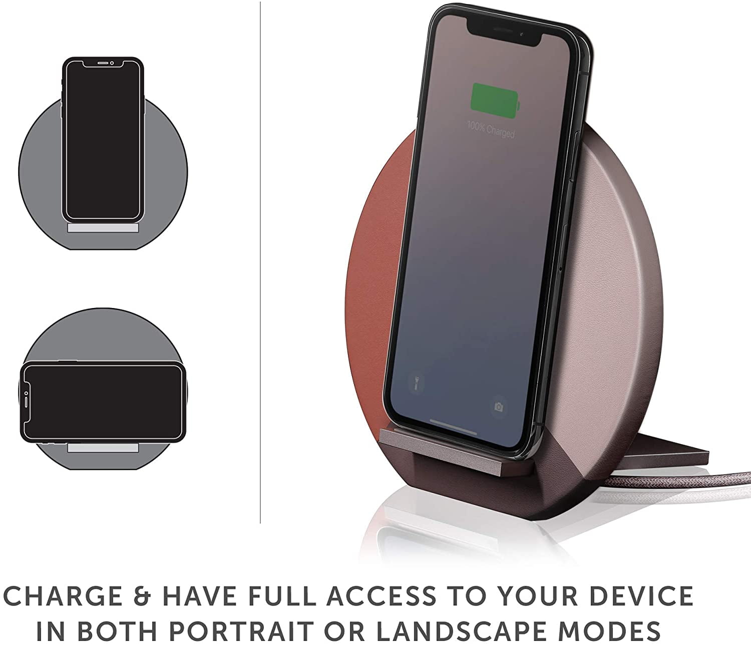NATIVE UNION DOCK WIRELESS CHARGER Native Union Dock Wireless Charger Terrazzo Edition