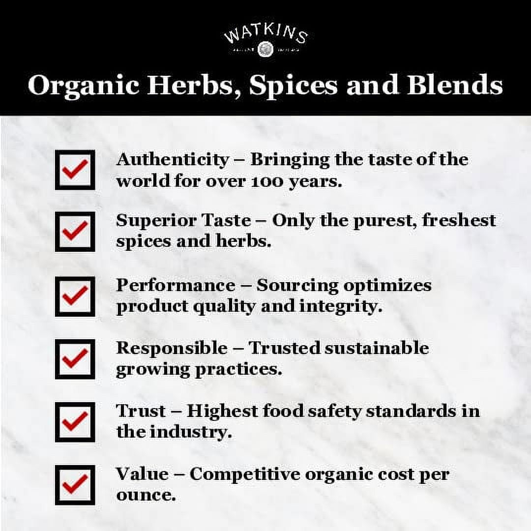 Watkins Organic Rosemary, 1.4 Ounce, Pack of 3