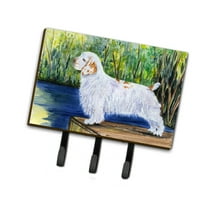Carolines Treasures SS8261TH68 Clumber Spaniel Leash Holder or Key Hook, Large, Multicolor