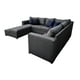thumbnail image 4 of Sala Esquinera en U El Bazar Store Modelo Corbel Gris Oxford 4 Salas en 1 200x315x255 cm, 4 of 5