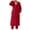 Red, variant on Gnurob on Sale Mens Robe with Hood, Plush Fleece Hooded Pajamas Men's Long Bathrobe with Belt, Big and Tall Bath Robe for Men Winter Warm Bathrobes Pocketed Sleepwear Clearance,Beige,Large
