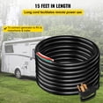 thumbnail image 4 of Cable de extensión para generador VEVOR, 15 pies, 50 A, calibre 6, 125 V/250 V, 4 of 9