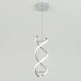 thumbnail image 2 of Artika DNA Modern LED Pendant Light Fixture, Chrome, 2 of 5