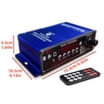 thumbnail image 2 of Elevate Tunes 20W+20W Stereo Amplifier with Bluetooth 5.0 for Home & Car Entertainment, 2 of 2