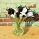 thumbnail image 2 of 60Pcs Bouquet de Boda Nupcial Arreglo de Flores Artificiales de PU para DecoracióN de Fiesta de Oficina de Casa ( y Negro), 2 of 5