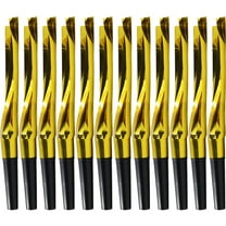 SOPOTUTU 36Pcs Golden Cheering Whistles with Tassels, Musical Noise Makers for Party, Sports, Celebrations, and Fun Events