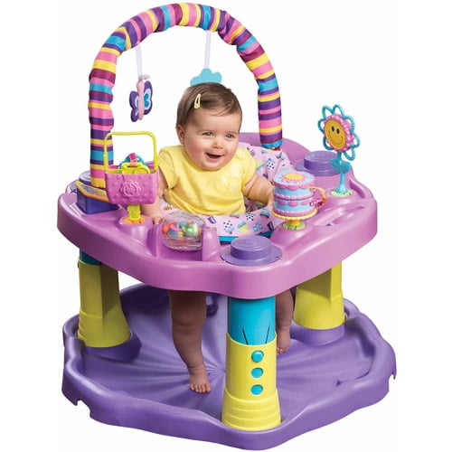 Baby Bouncer Jumper Exersaucer Learning Activity Center Girl Purple