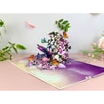 thumbnail image 3 of Mothers Day Pop Up Card, Hummingbird Birthday Card, Pop Up Birthday Cards for Women, Wife, Mom, Daughter, Grandma, Mother's Day Card, 3D Pop Up Birthday Card, 3 of 7