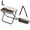 Khaki, variant on Portable Folding Handbag Stool with Shoulder Strap, Ultra-Lightweight Camp Stool for Travel, Fishing & Hiking, Compact Waterproof Seat for Trains & Commuting