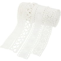 HONMEET Lace Trim White Cotton DIY Craft Edging Fabric for Sewing Projects