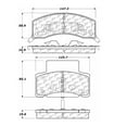 thumbnail image 2 of Centric 104.04590 Disc Brake Pad, 2 of 4