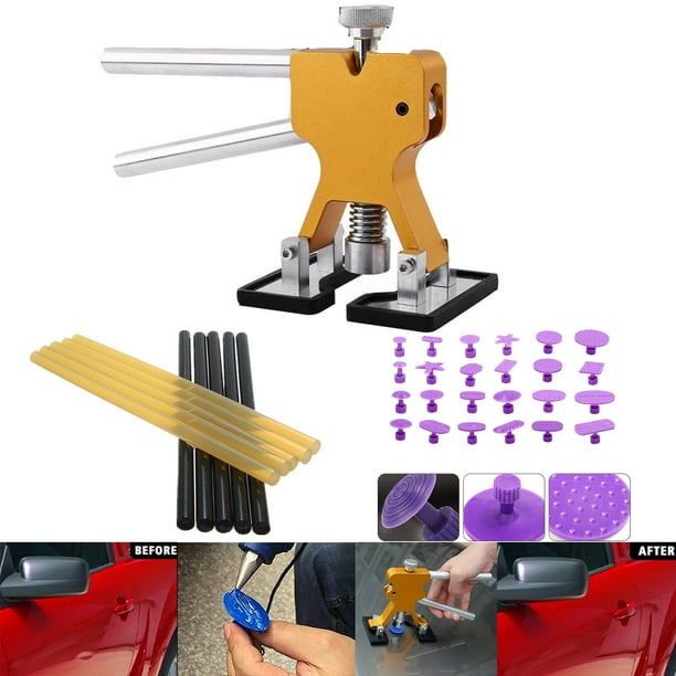 Auto Dent Puller Kits Adjustable Dent Remover Tools Paintless Dent Repair Dent Lifter For Car Large Small Ding Hail Dent Removal Walmart Com Walmart Com