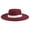 Wine, variant on Jen & Co Ramsey Wide Cut-Out Trim Fedora