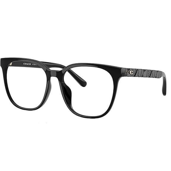 Coach HC 6267D Plastic Womens Square Eyeglasses Black 54mm Adult