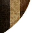 thumbnail image 4 of Home Dynamix Tribeca Jasmine Contemporary Geometric Area Rug, Brown/Beige, 7'10" Round, 4 of 6