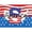 S, variant on Qocolhg Monogram Initial Patriotic Door Mat 4th of July Red Blue White Star Stripe American Flag Welcome Mats 15.7×23.6 inch 26 Letter Independence Day Entrance Door Rugs with Non-slip Backing, A