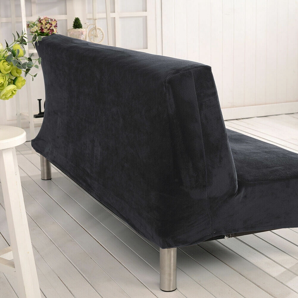 JIAN YA NA Armless Sofa Bed Cover Polyester Spandex Stretch Futon Slipcover Protector Elastic Full Folding Couch Sofa Shield