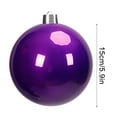 thumbnail image 6 of Big Christmas Ornaments Balls - 15cm Christmas Decorations Glitter Plastic Balls - Ceiling Hanging Christmas Balls - Christmas Tree Ornaments Christmas Decorations, 6 of 7