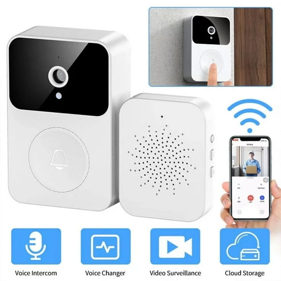 Smart Wireless WiFi Video Doorbell Phone Camera Door Bell Ring Intercom Security
