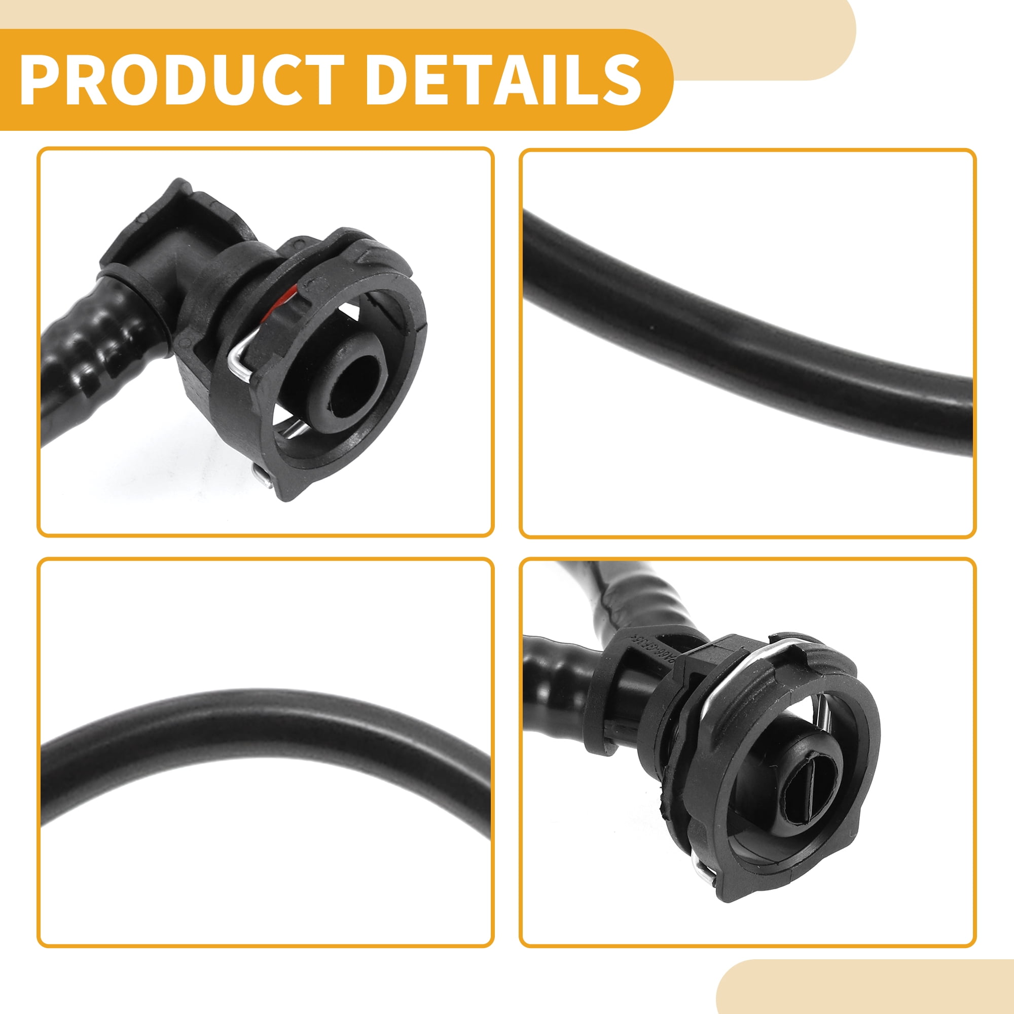 Unique Bargains Radiator Hose A2465010325 for Mercedes Benz Class W176 2013-2018 Plastic