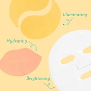 Patchology Glow Up Brightening Skincare Kit With Radiance Mask & Eye and Lip Gels