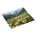 thumbnail image 2 of Honeii Mountain Daisy Meadow for Dish Drying Mat for Kitchen Counter, Non-slip Rubber Backed, Hide Stain Kitchen Super Absorbent Draining Mat, Dish Rack Pad, 2 of 8