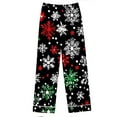 thumbnail image 5 of FDGIU Festive Christmas Pajama Set, Women's Printed Long Sleeve Pjs, Cozy Holiday Loungewear, 5 of 5