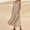 Khaki, variant on Womens Summer Dresses, Women's Summer Fashion Casual Solid Color Sleeveless Cotton Linen Long Dress