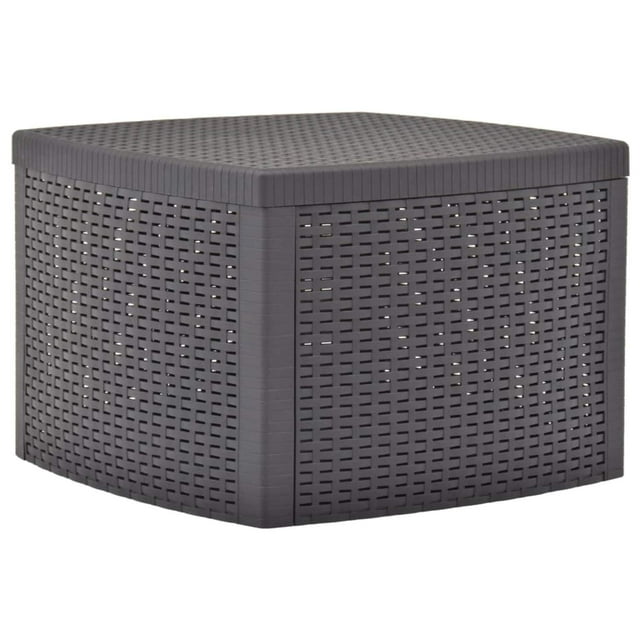 Mesa Lateral Casafoyer Mocha de Plástico 54x54x37 cm