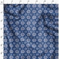thumbnail image 5 of Soimoi Pure Silk Blue Fabric By the Yard - 42 Inch Wide - Floral Block Textile - Botanical Elegance for Stylish Apparel and Home Decor Printed Fabric, 5 of 6