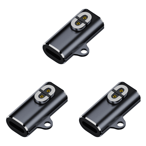 Peggybuy For iOS To Magnetic Adapter Charger Adapter for SHOKZ Headphones(Middle Bend)