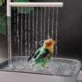 thumbnail image 2 of TIELUTT Circulating Water Bath Parrot Bathtub Bird Bath Automatic Bird Cage Shower Easy Clean Parrot Water Circulation Bath for and African Grey Birds Bath, 2 of 4