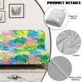 thumbnail image 5 of Xoenoiee Futon Slipcover for Armless Couch Stretchy Sofa Bed Cover Soft Elastic Couch Cover Machine Washable Furniture Protector, Colorful Tropical Leaf, 5 of 8