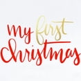 thumbnail image 2 of CafePress - My First Christmas Long Sleeve Infant Bodysuit - Long Sleeve Cotton Baby Bodysuit, 2 of 4