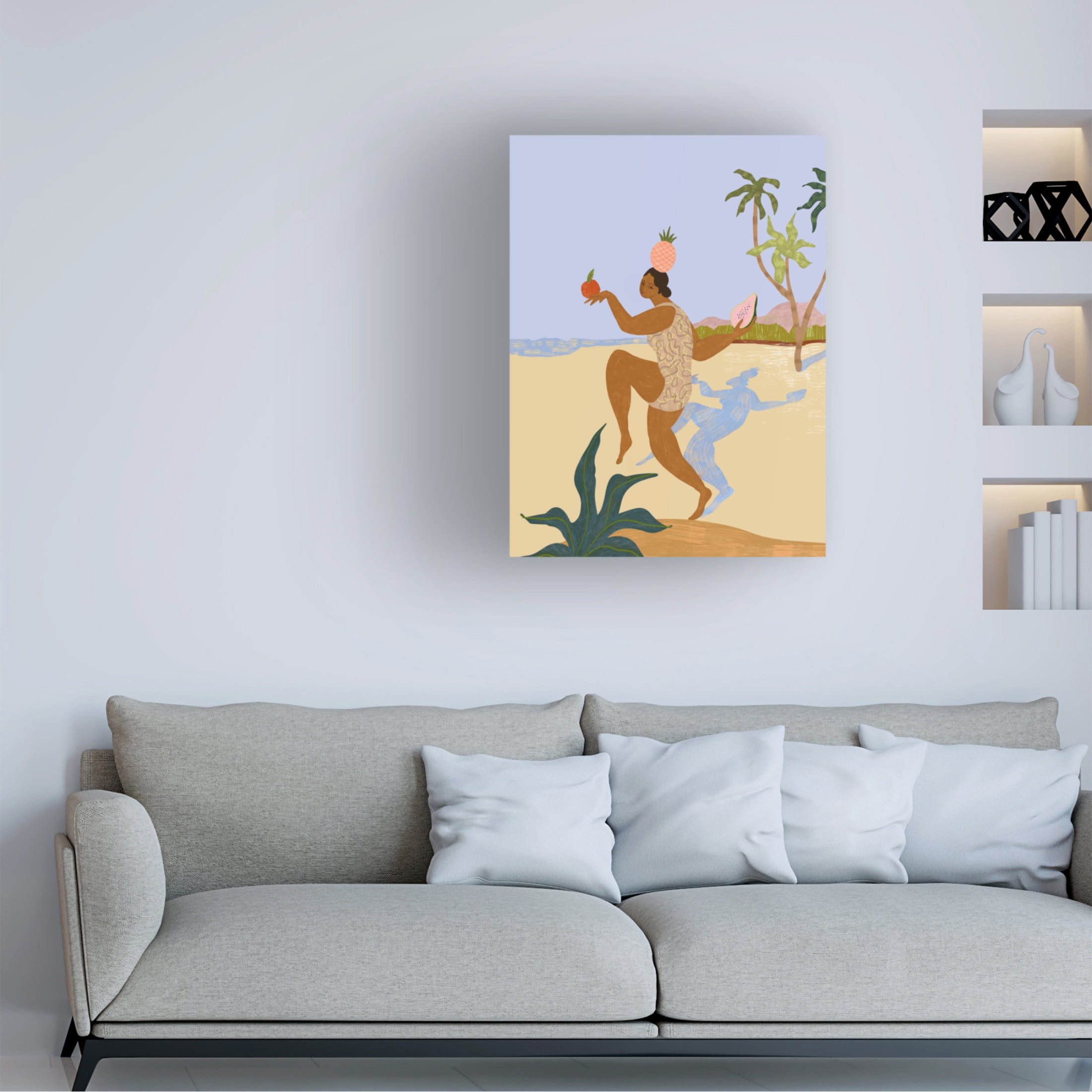 Trademark Fine Art Arty Guava Balancing Act Canvas Wall Art