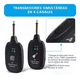 thumbnail image 4 of Sistema Transmisor Y Receptor Inalambrico Guitarra Uhf A8 Negro, 4 of 5