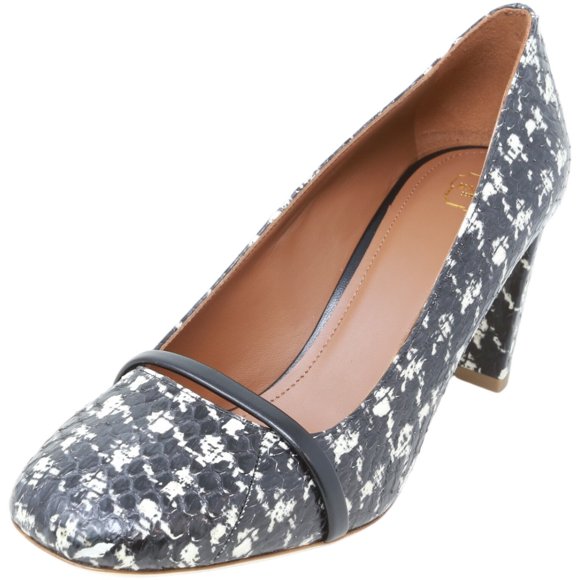 Malone Souliers Escarpins Nappa Lorena pour Femmes Noirs / Escarpin en Cuir à la Cheville - 8M