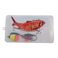thumbnail image 3 of Señuelo de pesca robótico Wobbler eléctrico 4 segmentos Auto Swimbait USB (BL-2044) Ehuebsd  Para estrenar, 3 of 9