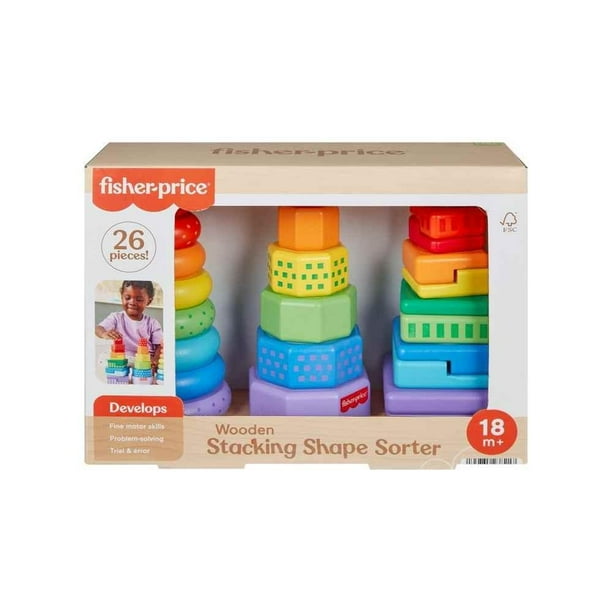 Juguete para Bebés Fisher Price Torres de Actividades de Madera - Main Image