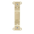 thumbnail image 1 of Plato de pared Leviton Ivory, 1 banda, plástico en blanco, paquete de 1, 1 of 1